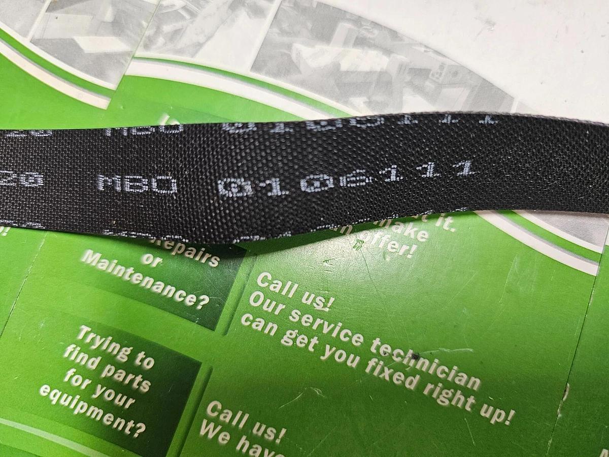 MBO Cross Carrier Belt 2970 x  20 , Part #0106111