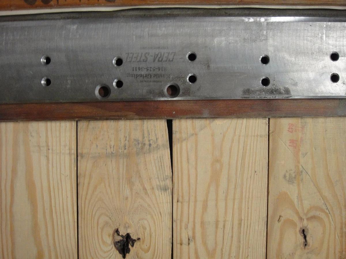 Used Polar 70 1/4" (16 Straight Holes) Cutting Blade