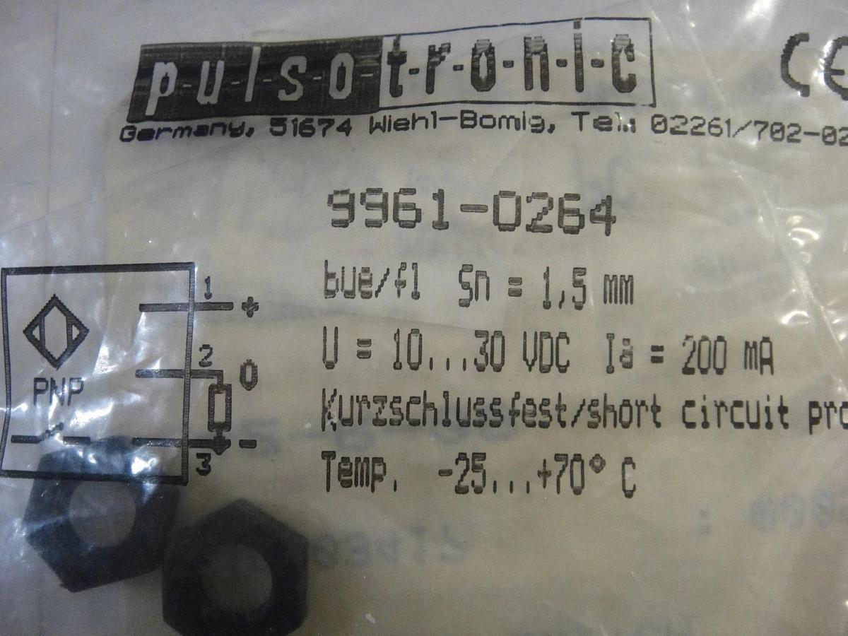 Used Pulsotronic Proximity Switch, Part #9961-0264