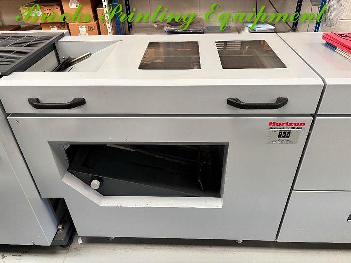 Used Horizon SPF 200L with HOF 400 Digital Sheet Feeder, 2014