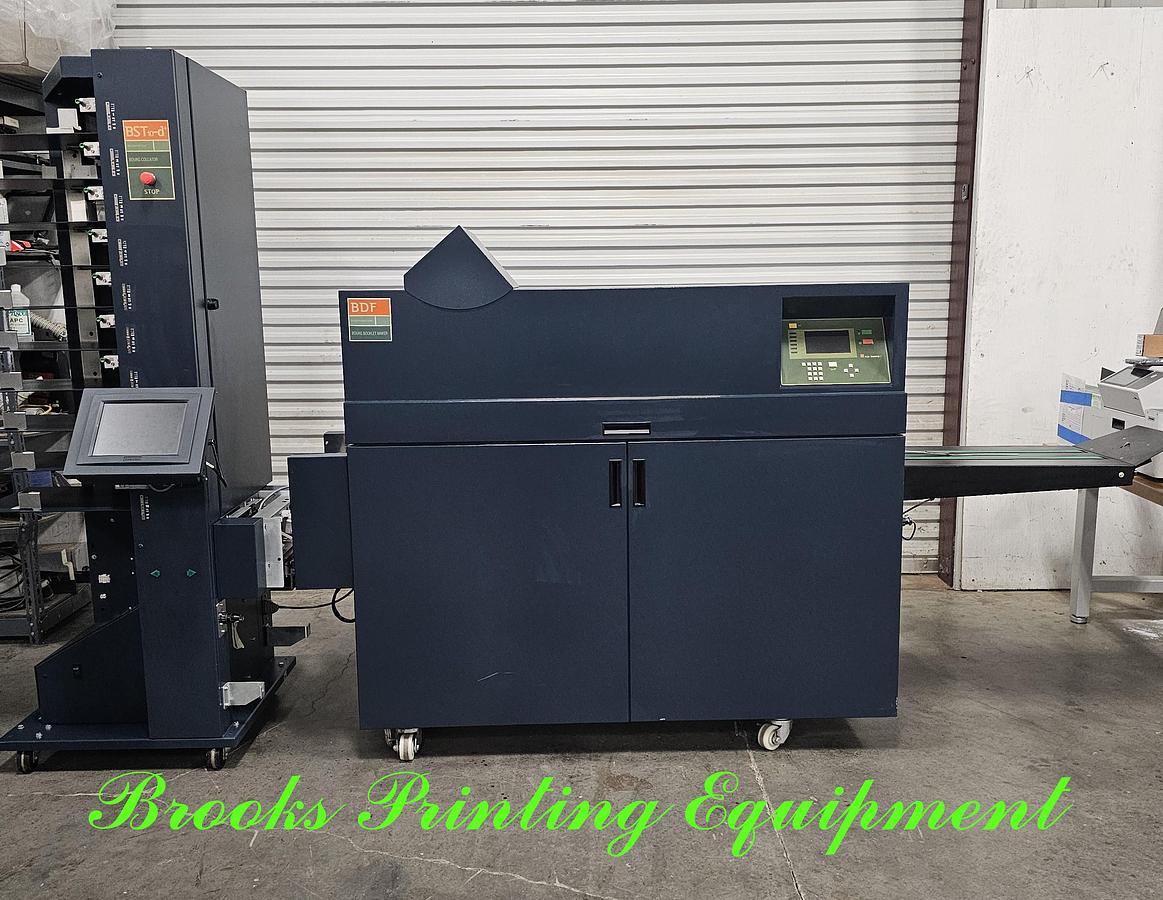 Used CP Bourg BDF InLine Bookletmaker with BST 10 Collator