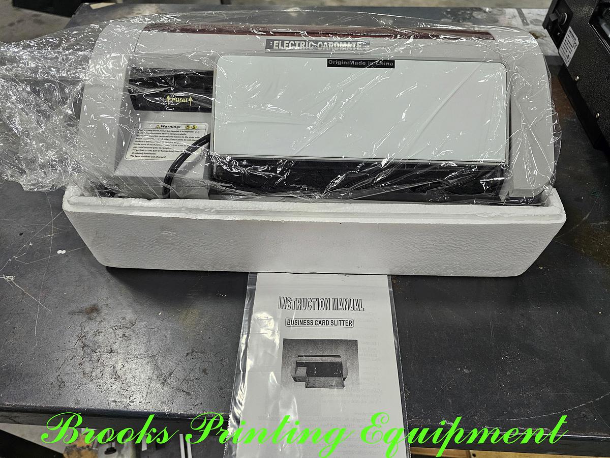 OML Plus Electric Cardmate Business Slitter