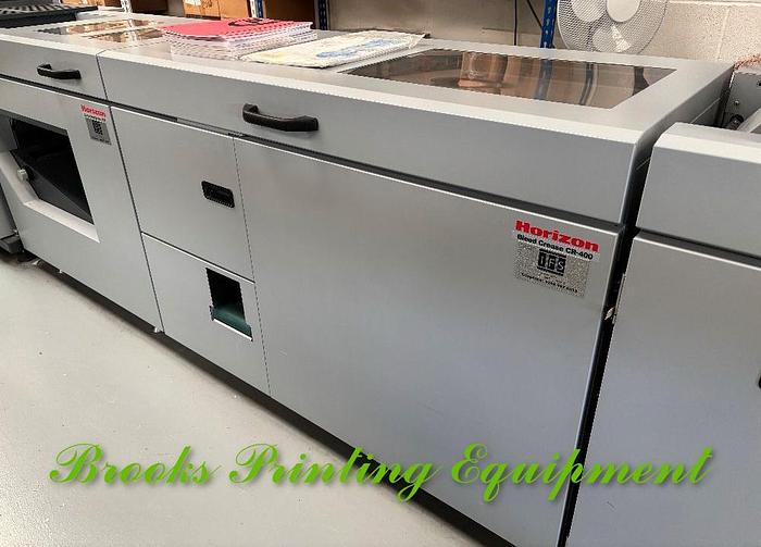 Used Horizon SPF 200L with HOF 400 Digital Sheet Feeder, 2014