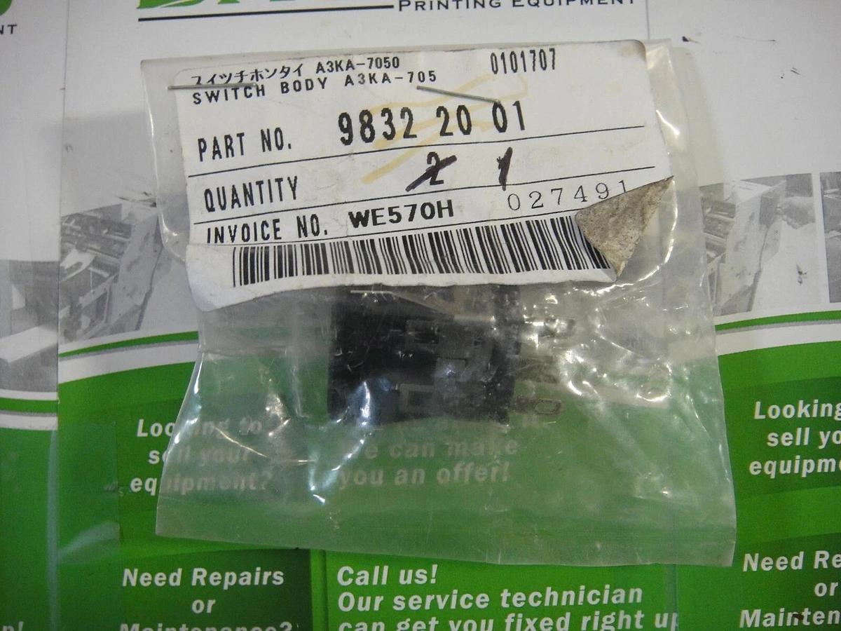 Used Ryobi Switch Body, Part #9832 20 01