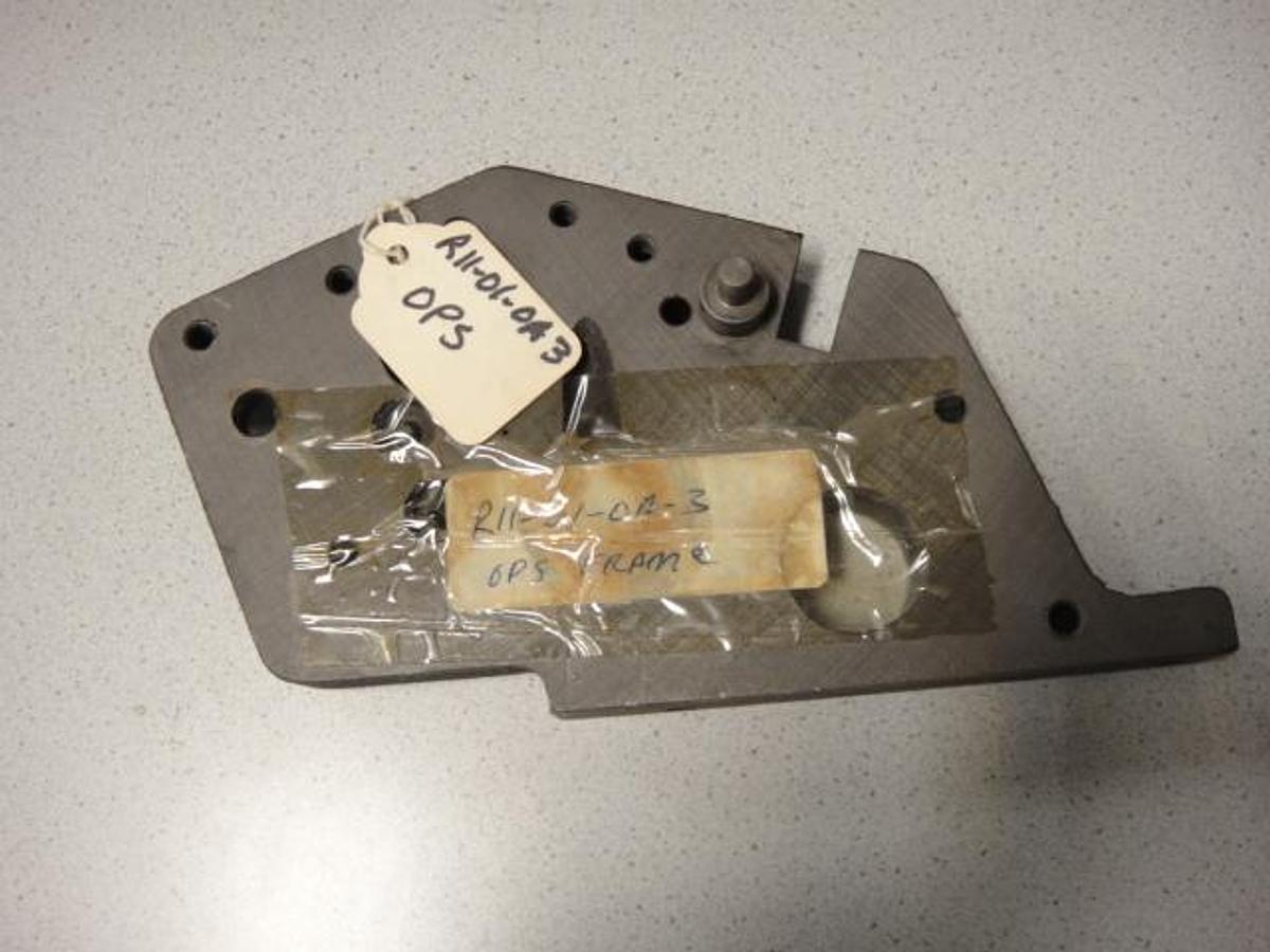 Hamada Dampening Side Frame, OPS, Part #R11-01-0A-3