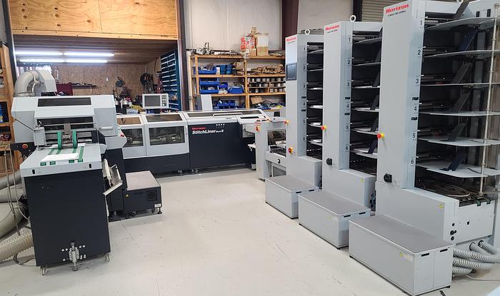 Used Horizon Stitchliner Mark III with 3 VAC-600H Towers, 2017 Video