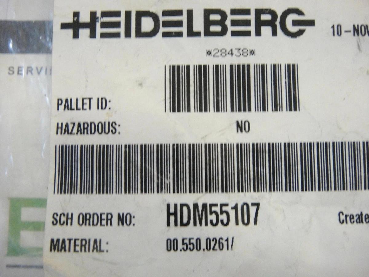 Heidelberg Thrust Bearing, Part #00.550.0261