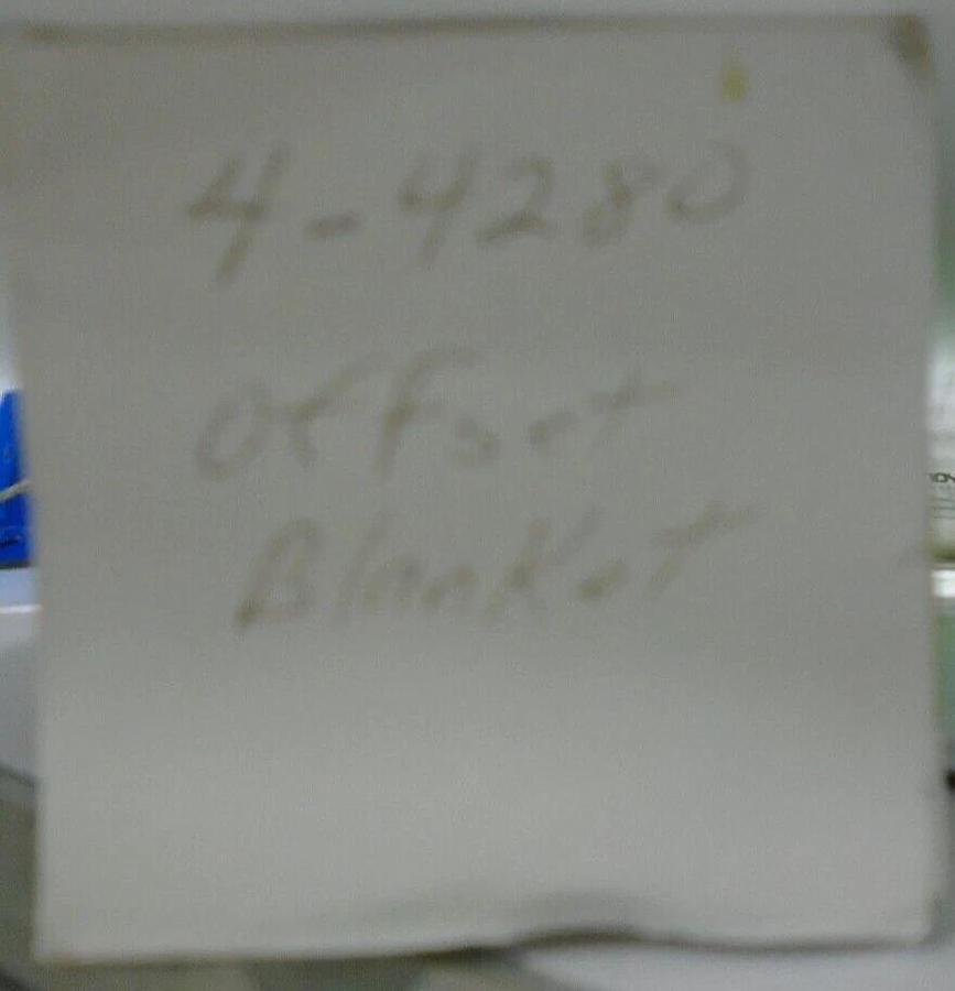 Used AB Dick Blanket, Part #4-4280