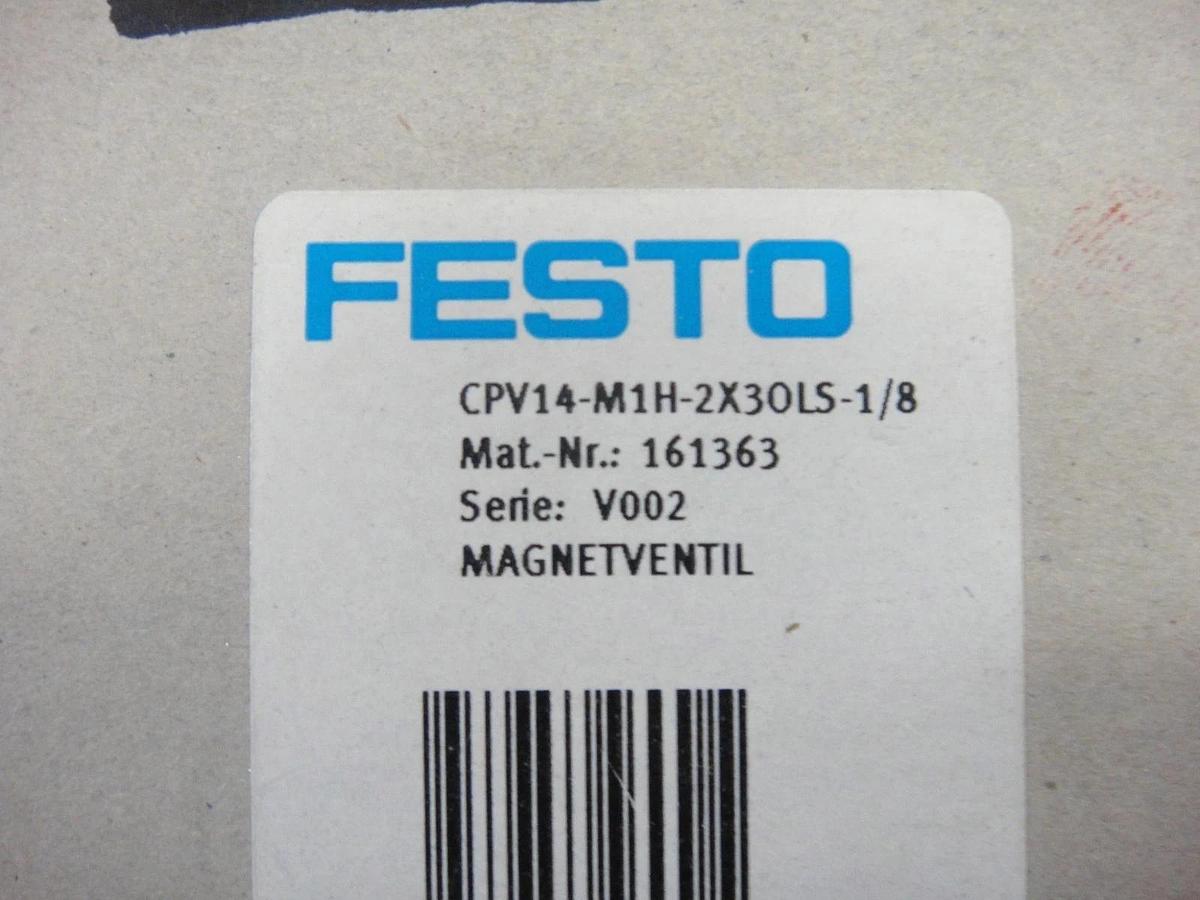 Used Festo Solenoid Valve, Part #CPV14-M1H-2X3015-1/8