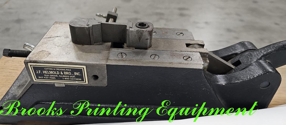 Used J.F. Helmold & Bro., Inc. Cutting & Creasing Die Tooling
