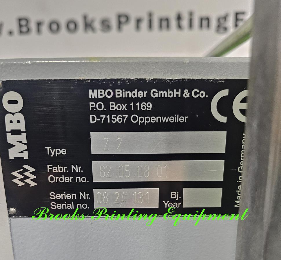 Used MBO Z2 Knife, 2008