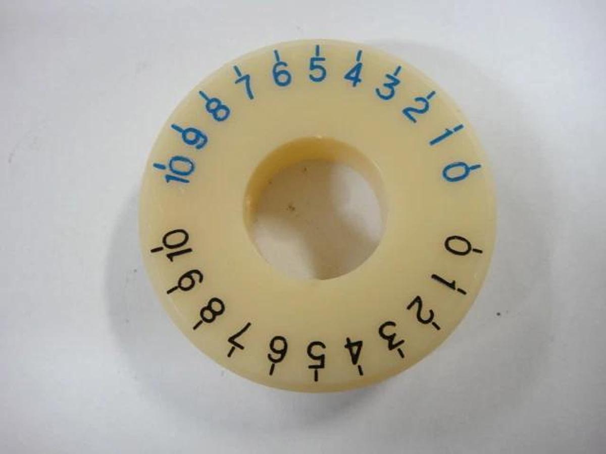 Hamada Impression Adjustment Dial, Part #CM02-17