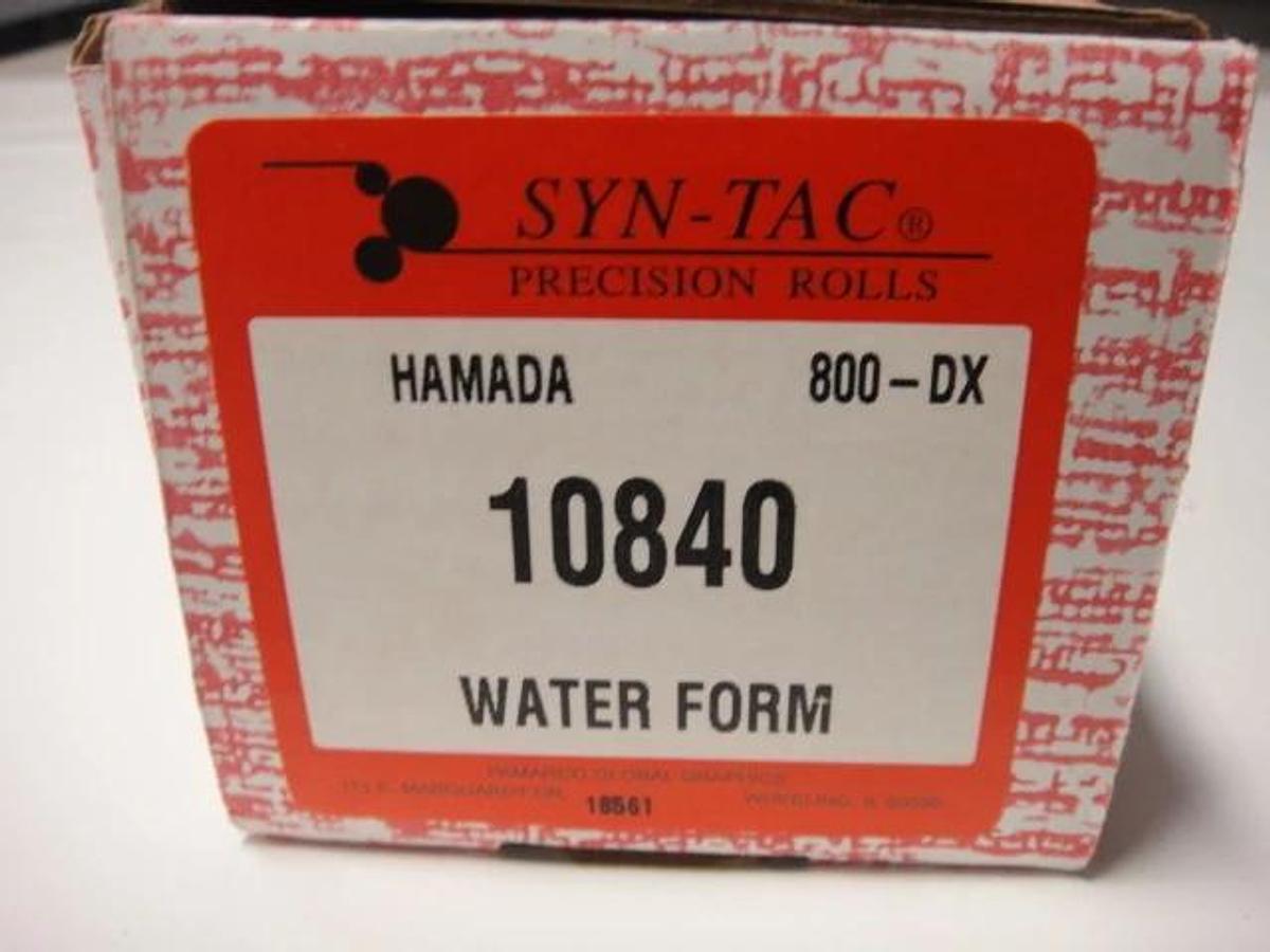 Hamada 800 DX Water Form Roller, Part #10840
