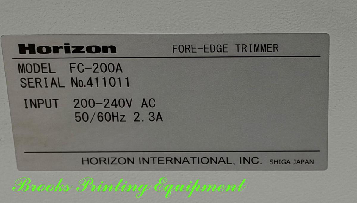 Used Horizon SPF-200A w/2 VAC 1000 Towers, 2019  Video