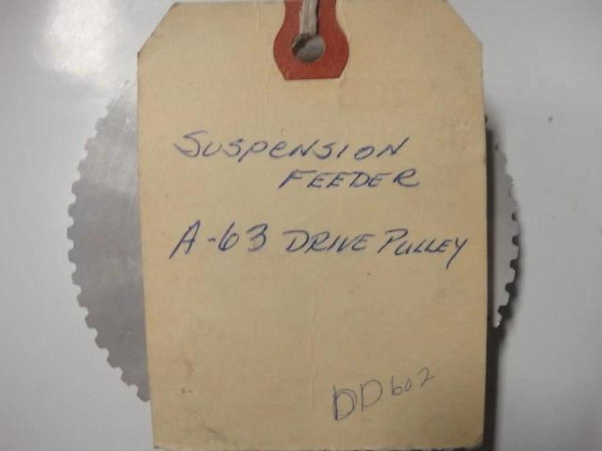 Suspension Feeder Drive Pulley, Part #A-63