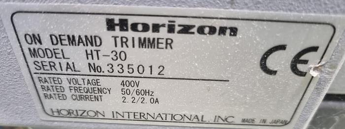 Used Horizon HT-30 Trimmer, 2011 Video