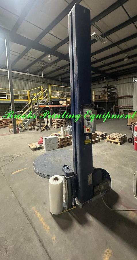 Used Robopac Ecoplat FRD Pallet Wrapper, 2017 Video