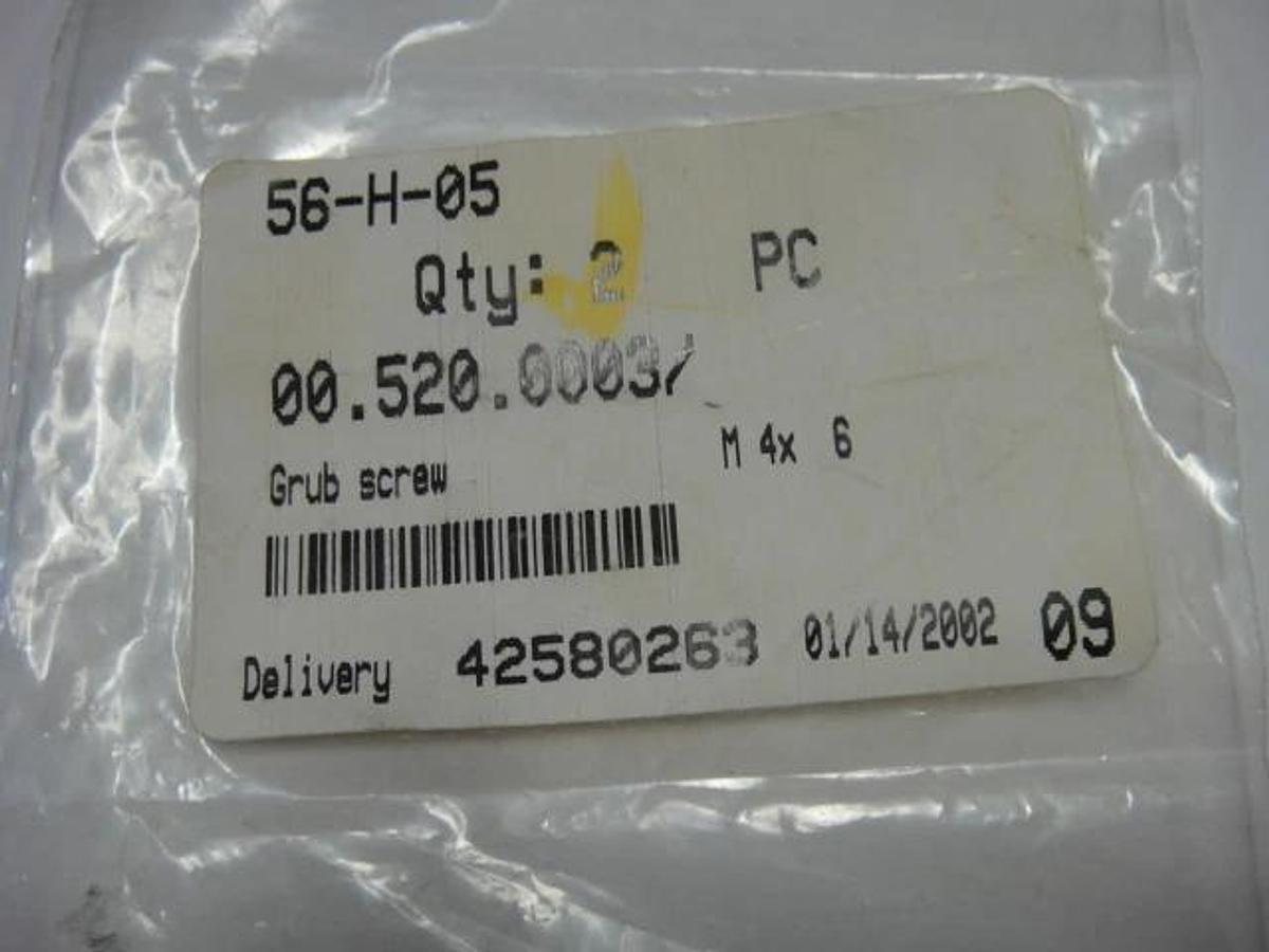 Used Heidelberg Grub Screw For Delivery, Part #00.520.0003