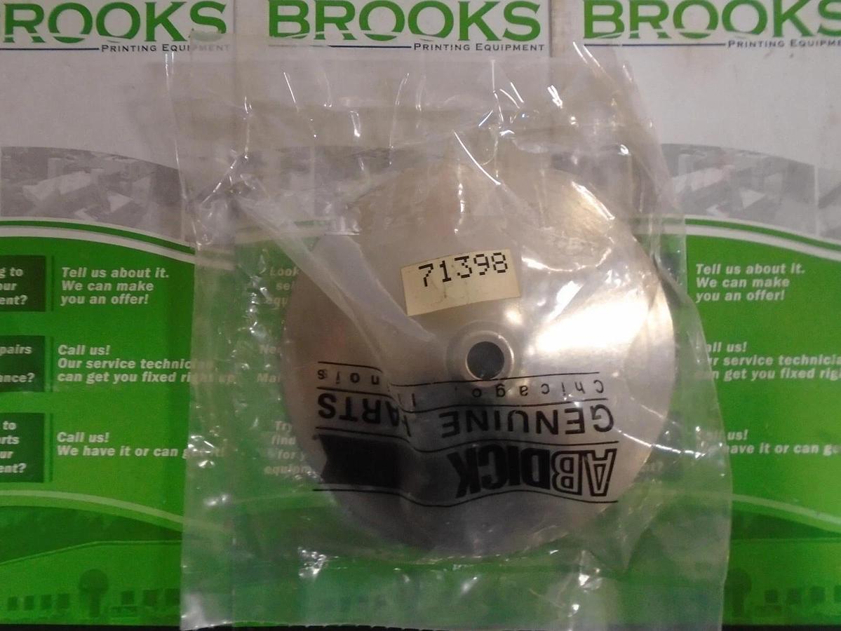 AB Dick OEM Hand Wheel Disc, Part #71398