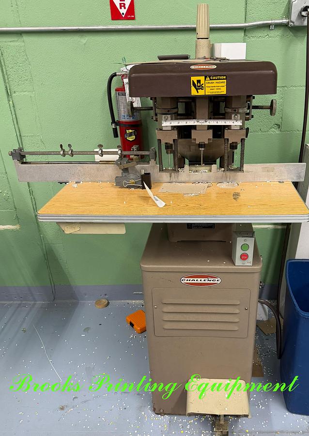 Used Challenge EH-3A Paper Drill