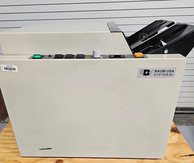 Used Baum Plockmatic System 60 Multi Booklet Master, Video