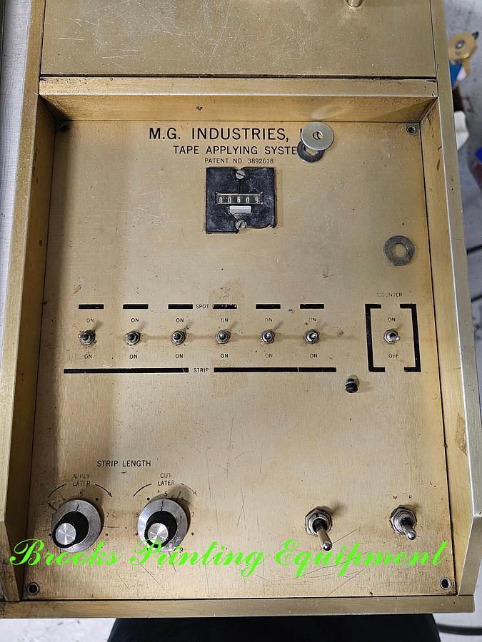 Used MGL Tape Applicator System