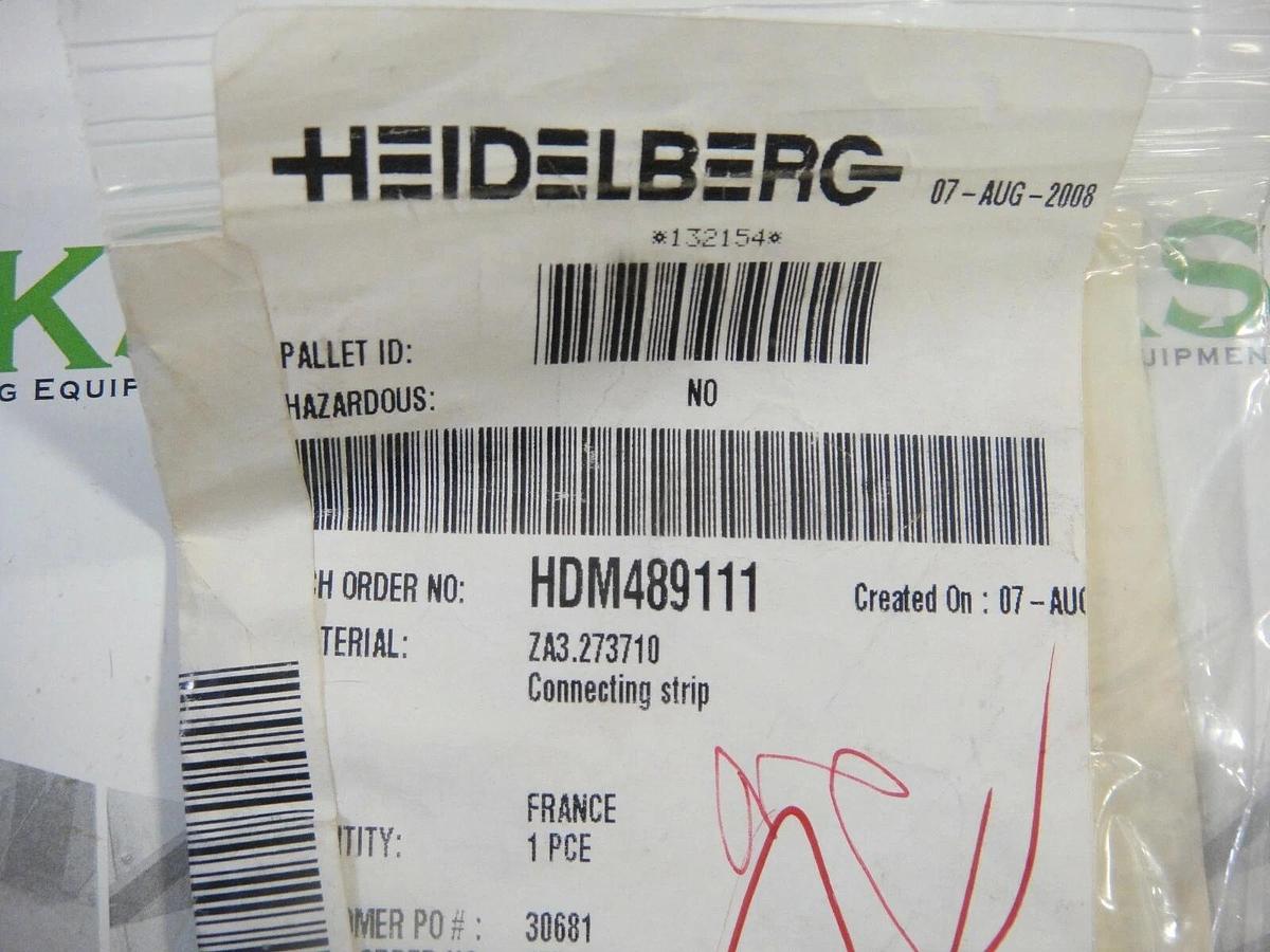 Heidelberg Connecting Strip, Part #ZA3.273710