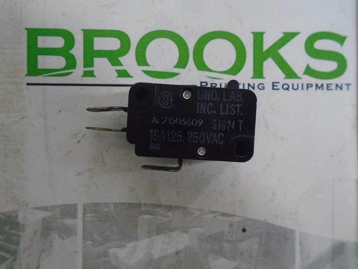 AB Dick Micro Switch, Part #928114