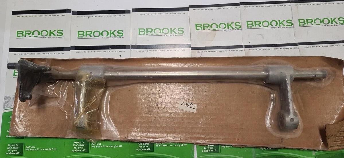 Used AB Dick Feed Raise (A) Shaft Assembly, Part #73507