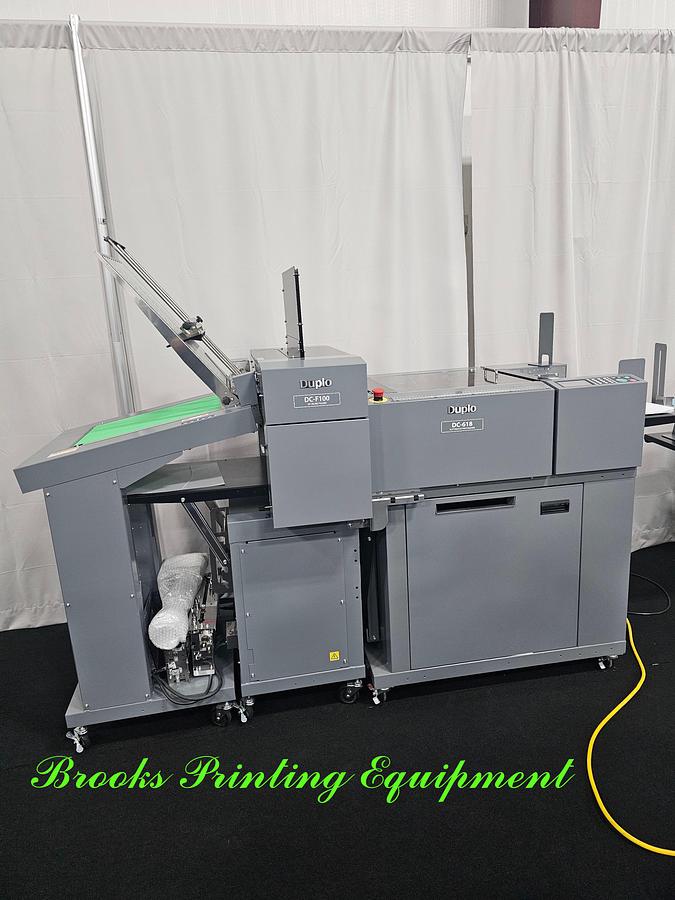 Used Duplo DC-618 with DC In-Line Folder, 2023 Video