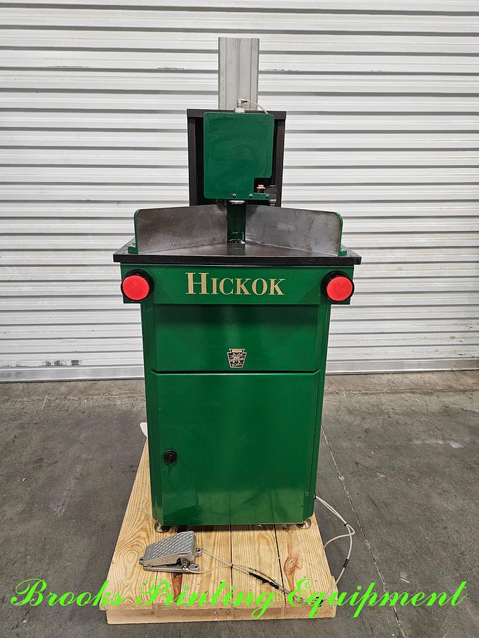 Used Hickok Round Cornering Machine, Video