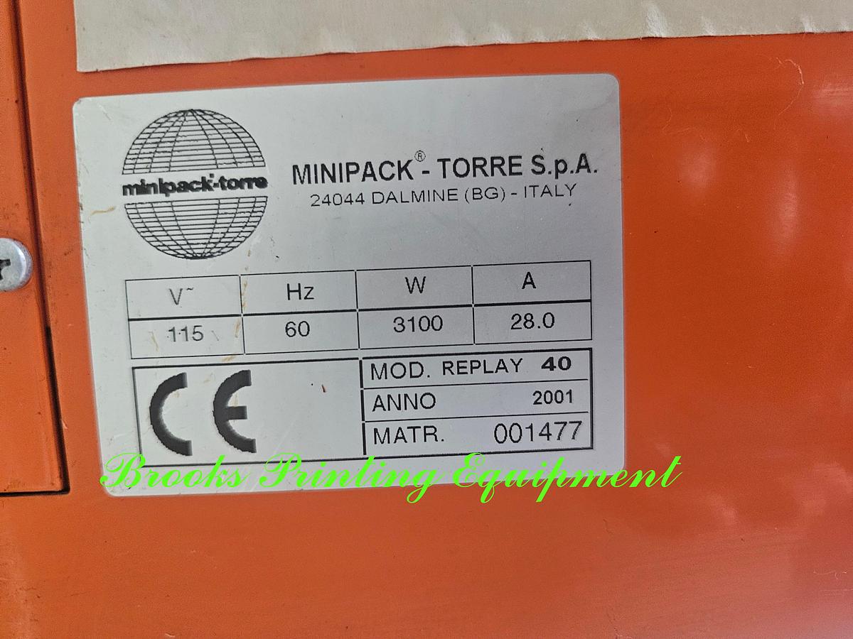 Used Replay 40 Shrink Wrapper, 2001