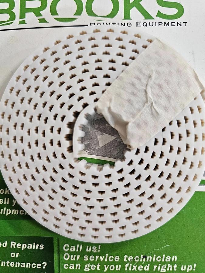 MBO Upper Fold Plate Scaled Belt 8mm W, Tooth Pitch 5mm