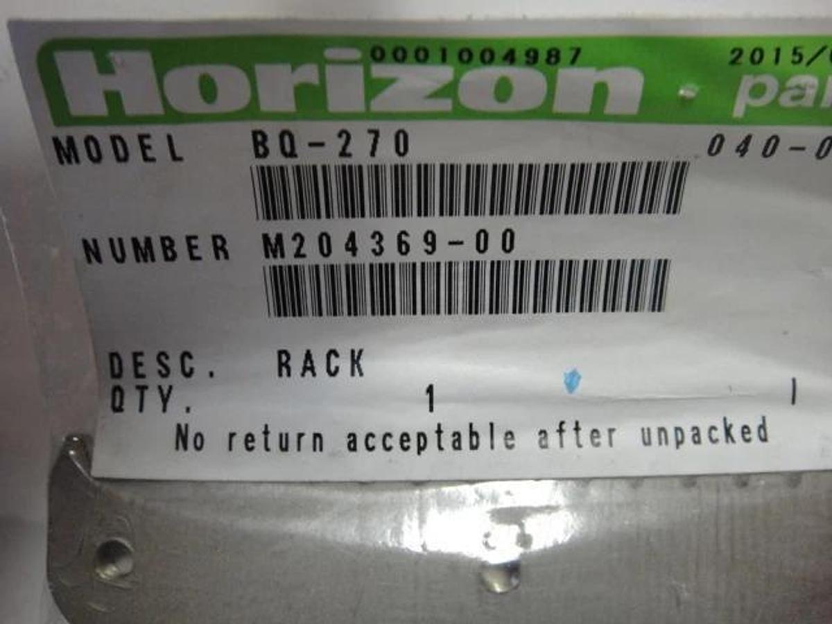 Used Horizon BQ 270 Rack, Part #M204369-00