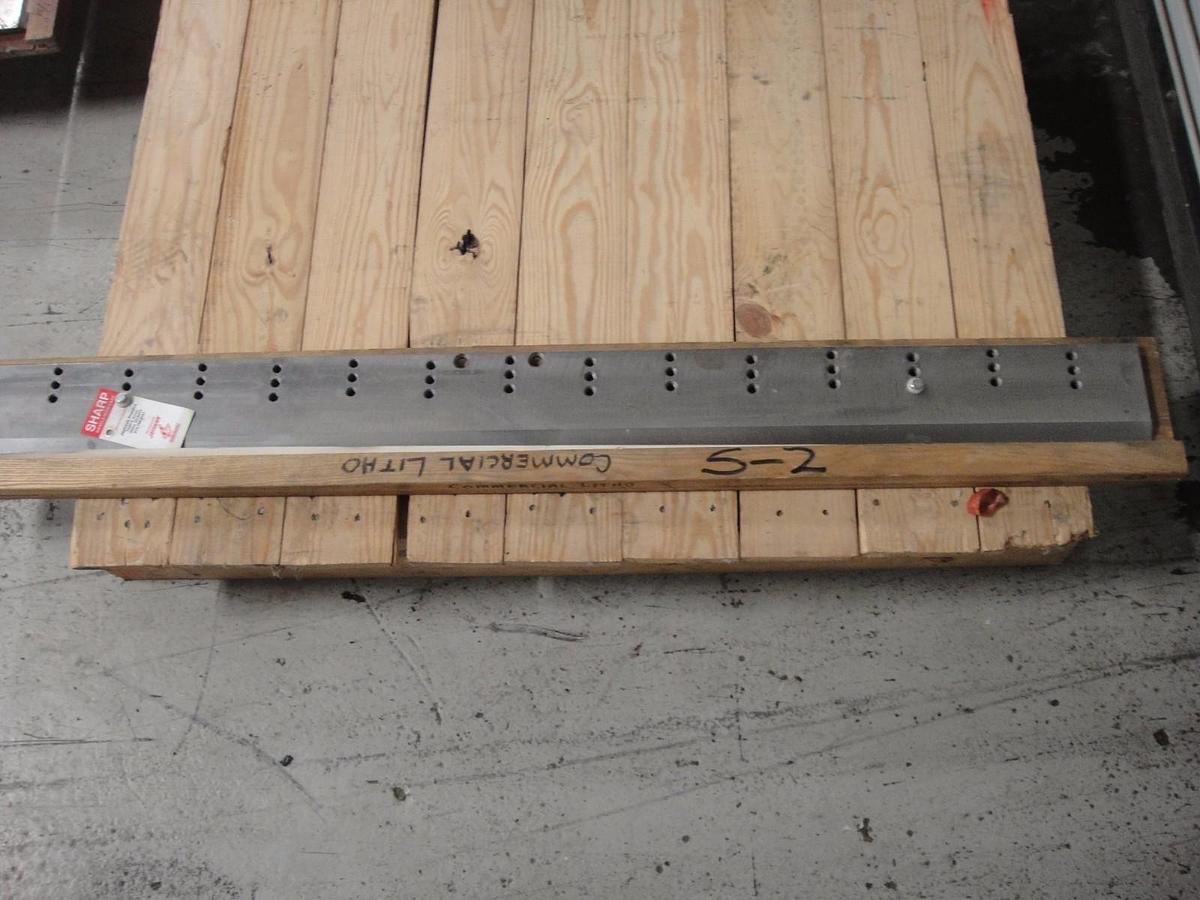 Used Polar 137 (45 Straight Holes) Cutting Blade