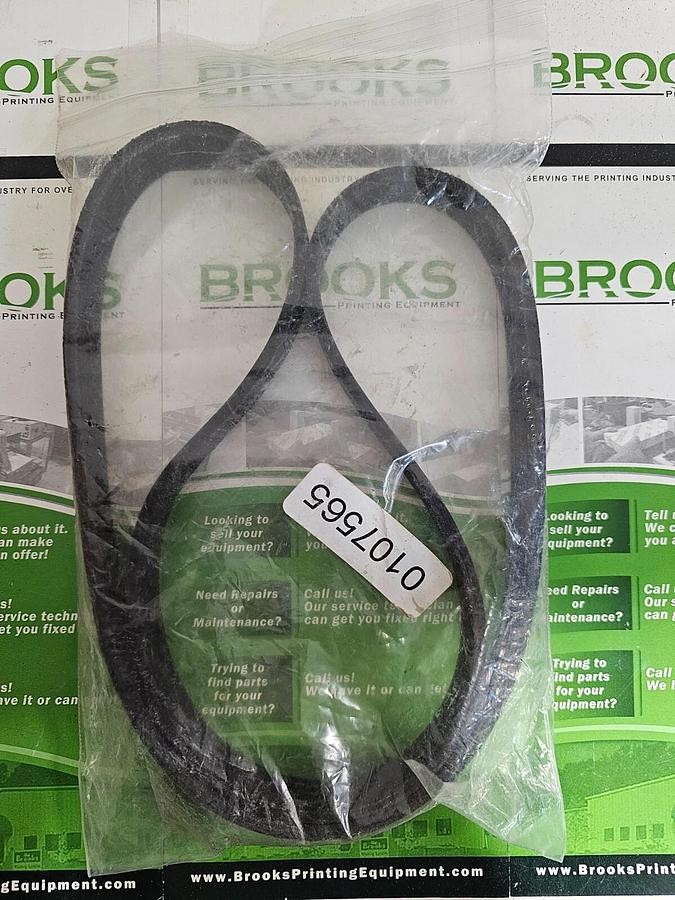 MBO Motor Drive Belt Poly V, Compatible with Parallel Units, Part #0107565