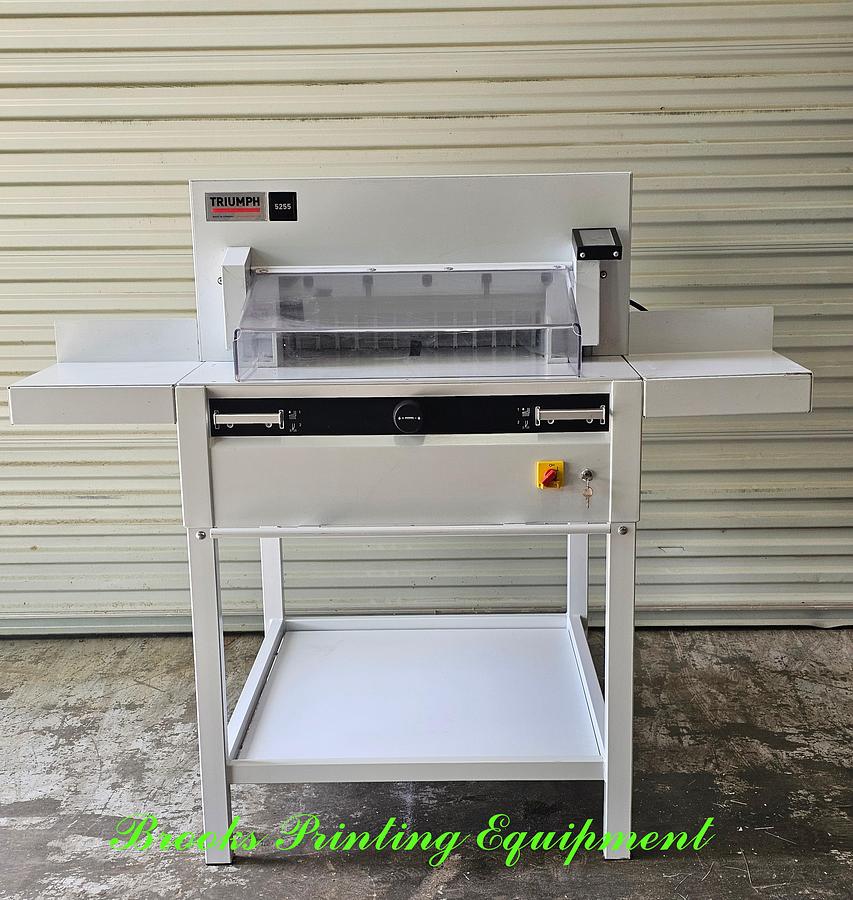 Used Triumph 5255 Paper Cutter, 2019