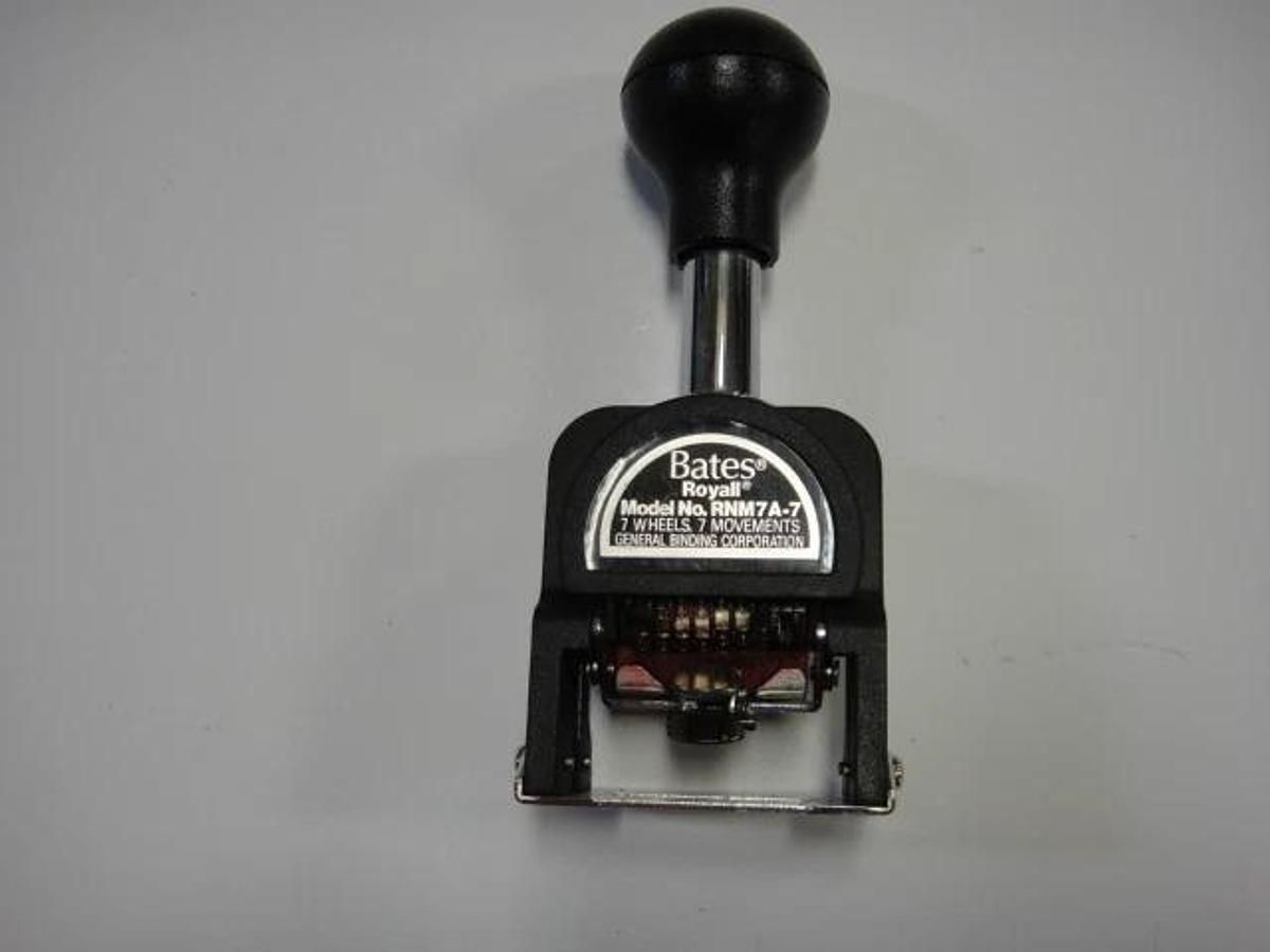 Used Royall Automatic Numbering Machine