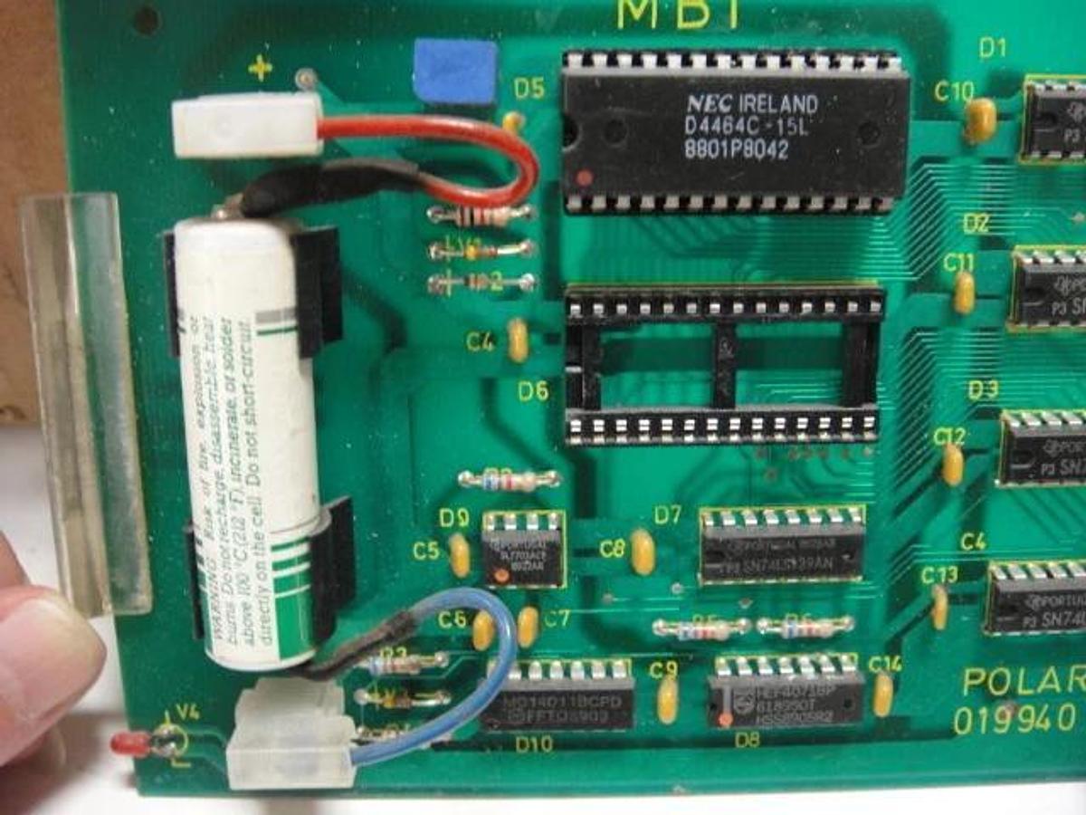 Used Polar 76EM MB1 Card, Part #019940