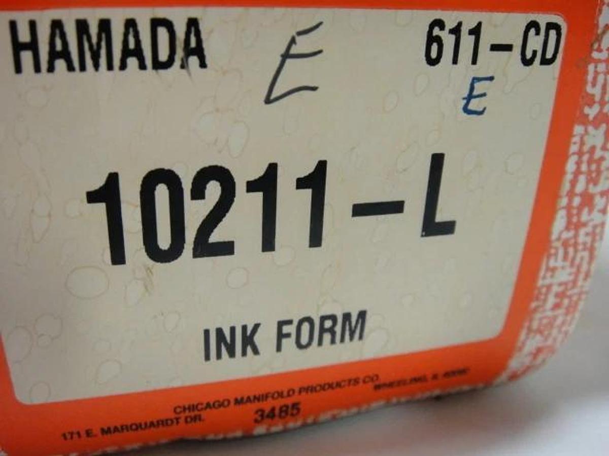 Hamada 611-612 Duetto, 2nd Head Ink Form Roller (Large), Part #10211-L