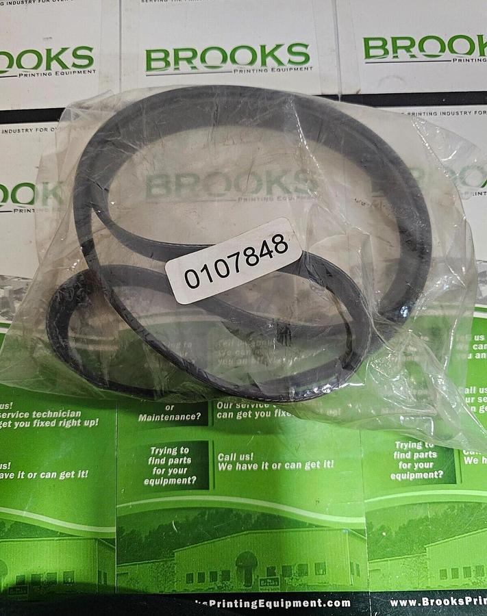 Used MBO Motor Drive Belt (Poly V), Part #0107848