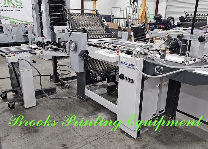 Used Heidelberg Stahl Folder BUH 52, 2019 with VFZ 52 Knife Fold Unit, Video
