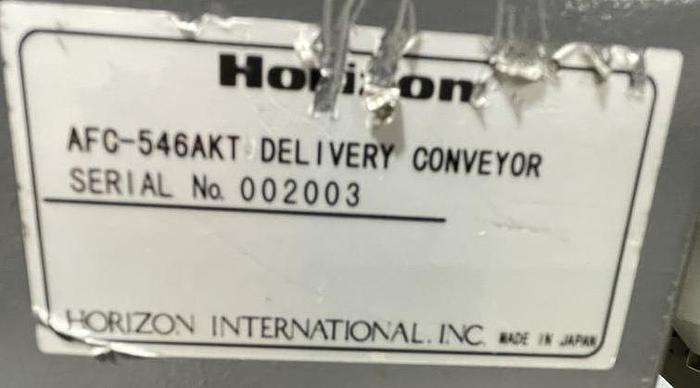 Used Horizon AFC-544 AKT Cross Folder with Horizon Round Pile Feeder Unit, Video