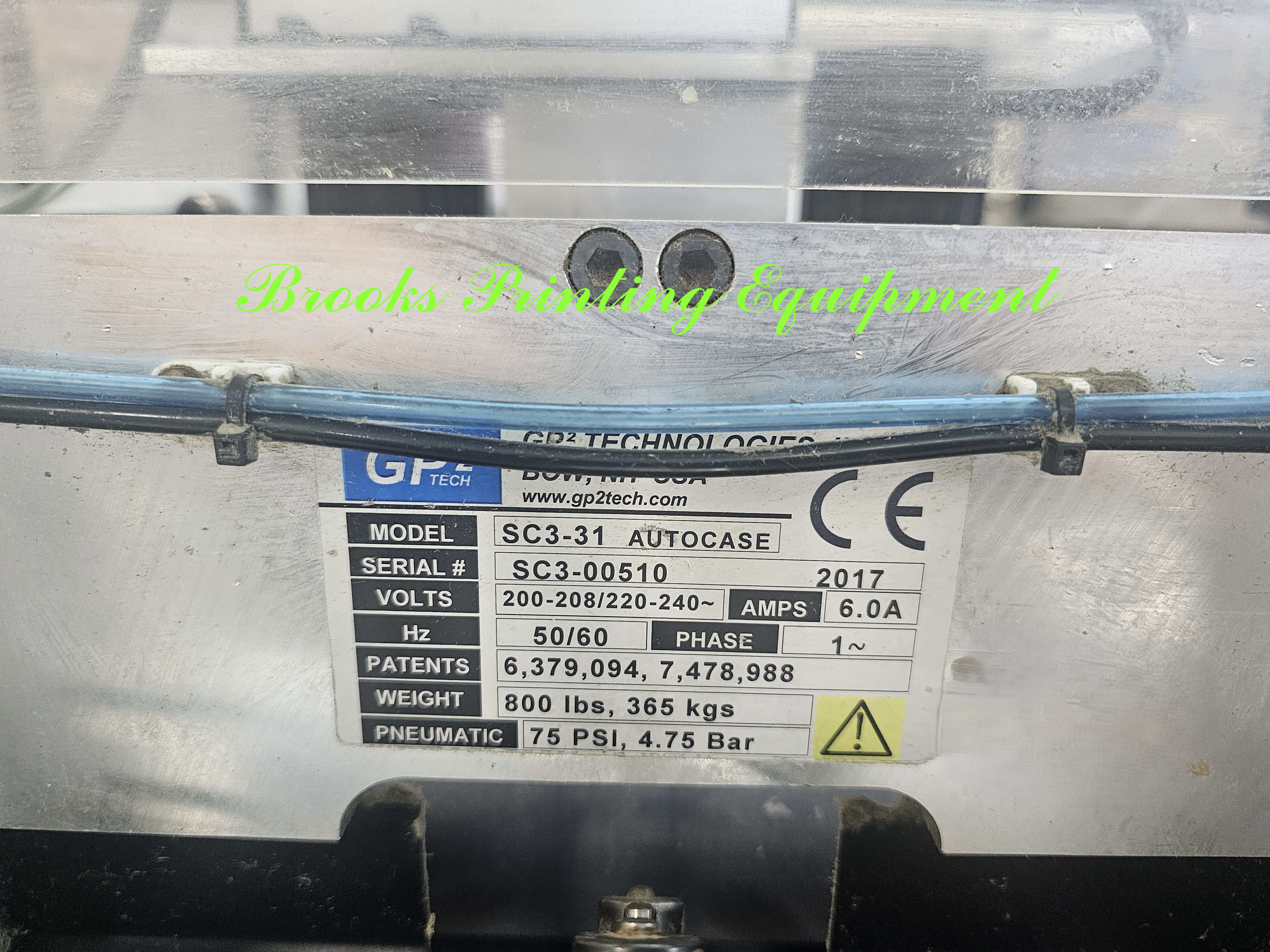 Used GP2 Technologies SC3-31 Autocase with G-2 Gluer w/AVC, 2017 Video