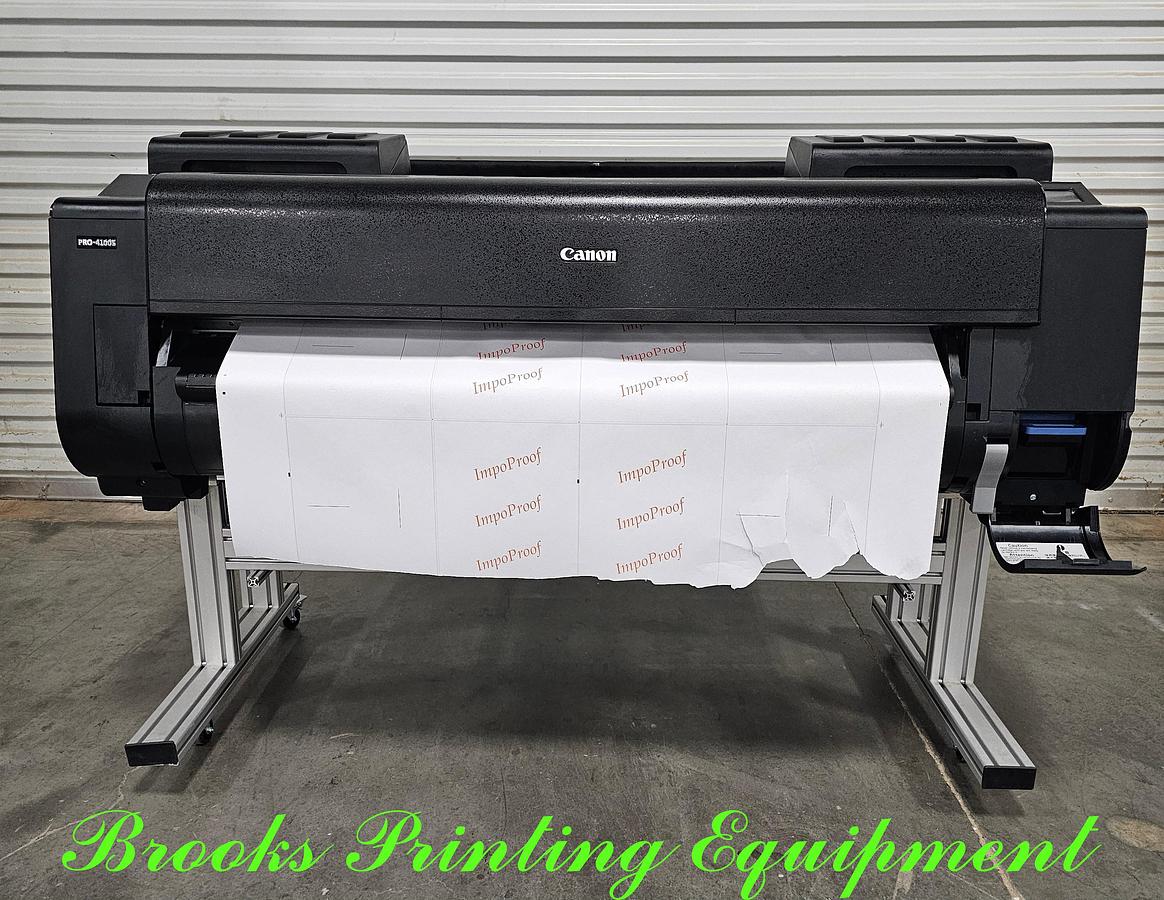 Used Canon Pro-4100SLarge Format Inkjet Printer