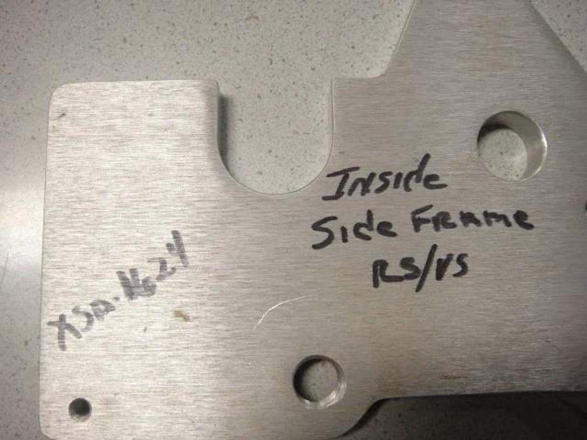 Hamada RS/VS 34 Inside, Side Frame, Part #XSA-1624