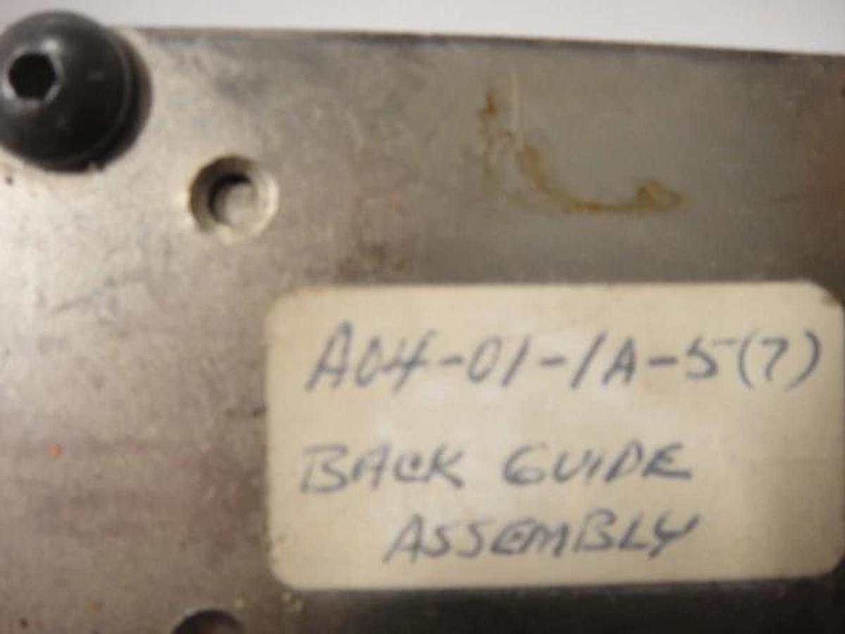 Hamada Back Guide Assembly, Part #A04-01-1A-5 (7)