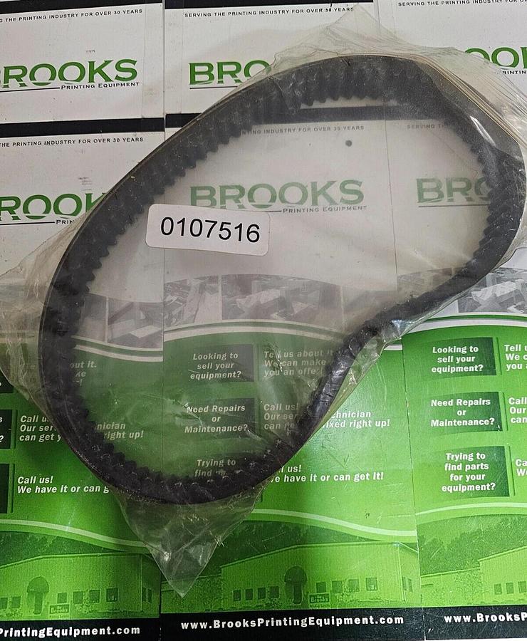Used MBO Motor Drive Belt (Toothed), Part #0107516