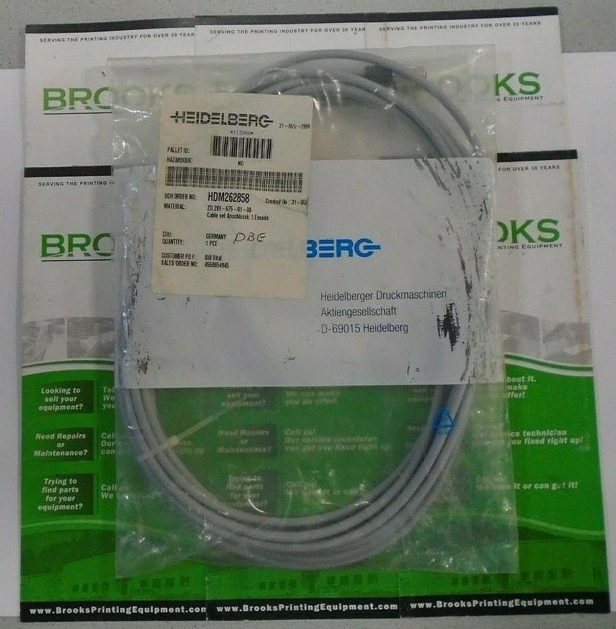 Heidelberg Cable for Encoder, Part #ZD.289-675-01-00