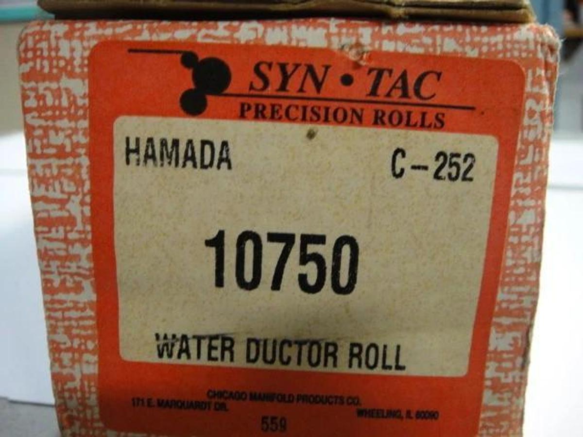 Hamada C252/H252 Water Ductor Roller, Part #10750